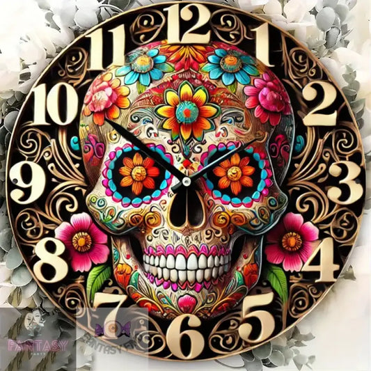 1 Day Of The Dead Inspired Graphic Sign 20.32X20.32 Cm