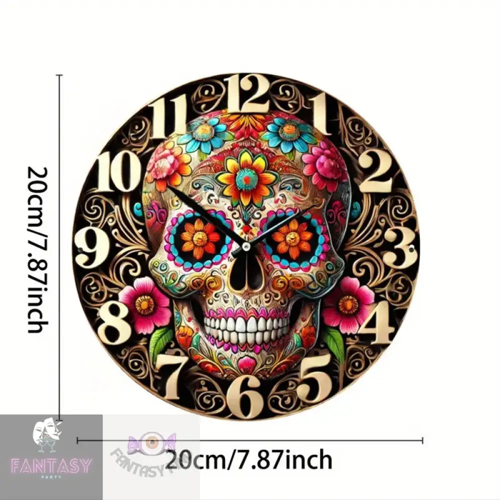 1 Day Of The Dead Inspired Graphic Sign 20.32X20.32 Cm