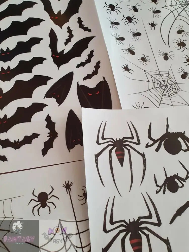 110 + Window Stickers - Halloween Themed