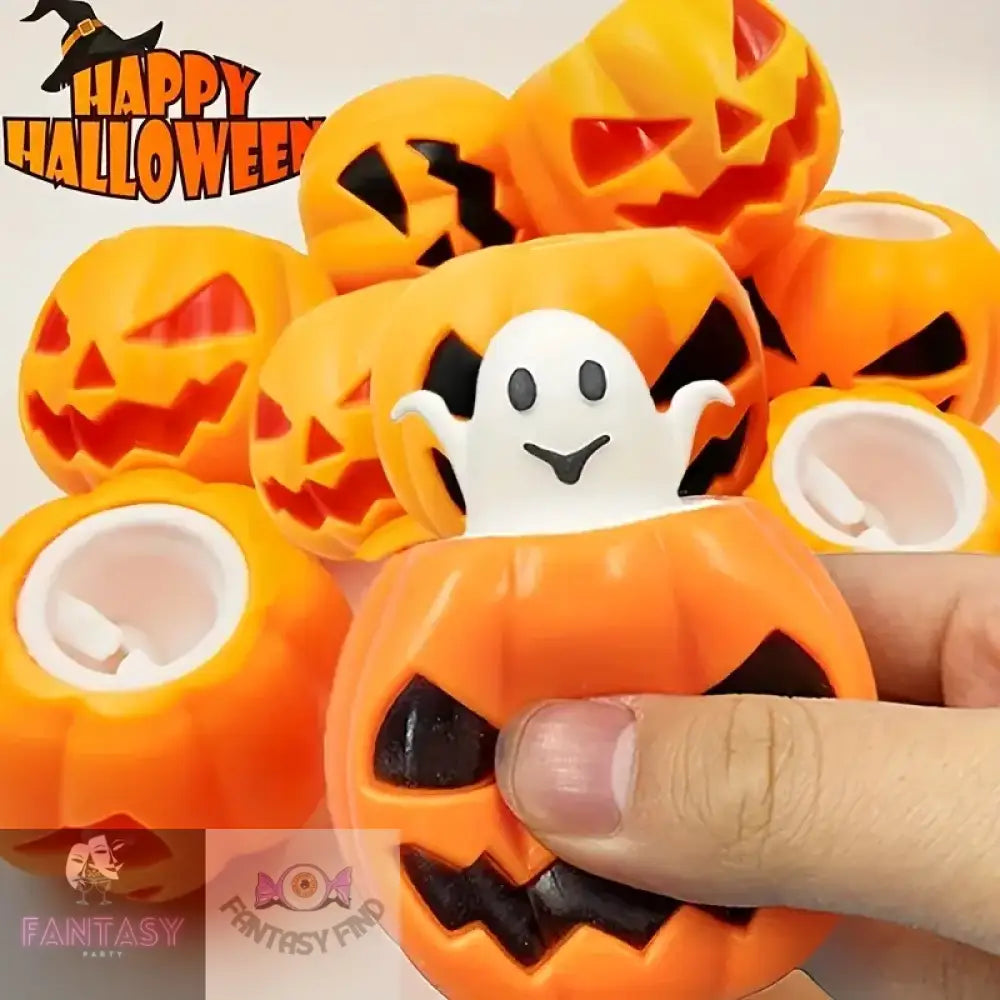 1Pc Pumpkin Ghost Squeeze Toy