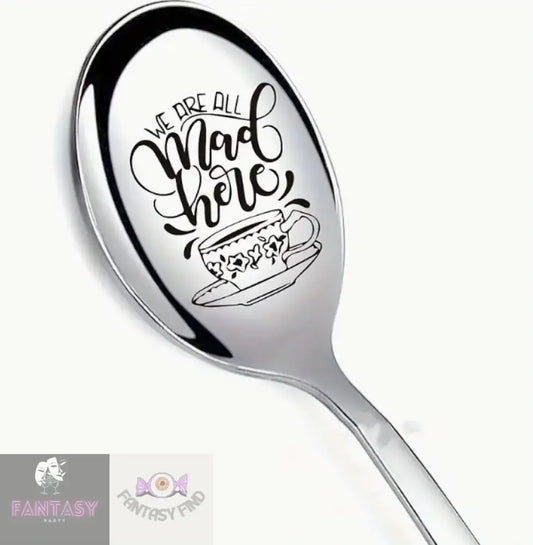 1X Engraved Stainless Steel Spoon - We Are Made Here