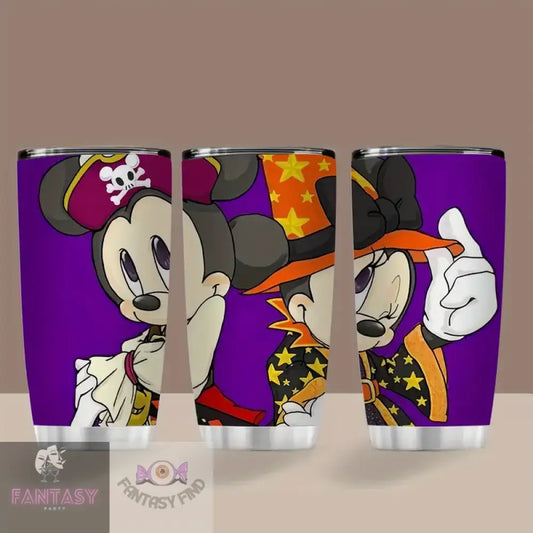 20 Oz Halloween-Themed Stainless Steel Tumbler With Magical Mm Character Design