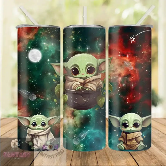 20Oz Disney Star Wars Yoda Tumbler With Straw