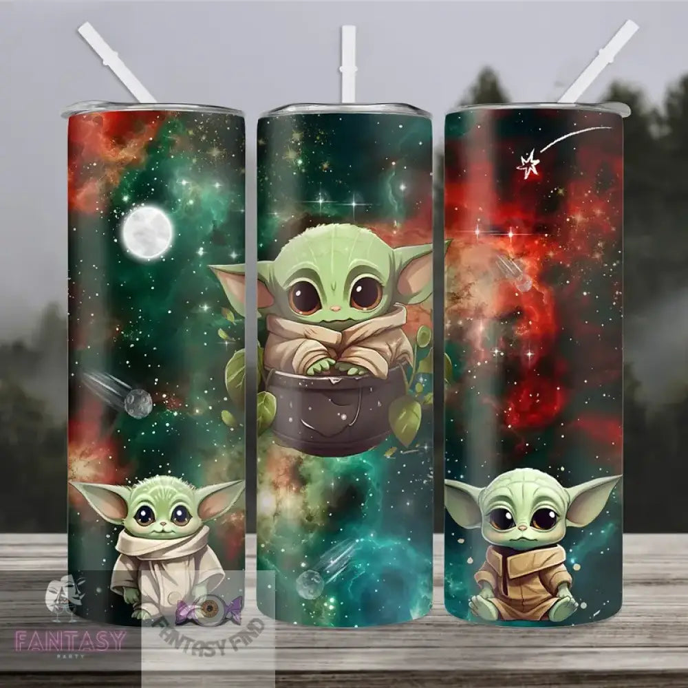 20Oz Disney Star Wars Yoda Tumbler With Straw