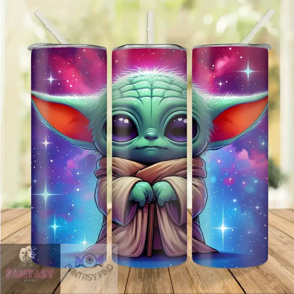 20Oz Disney Yoda Tumbler With Straw