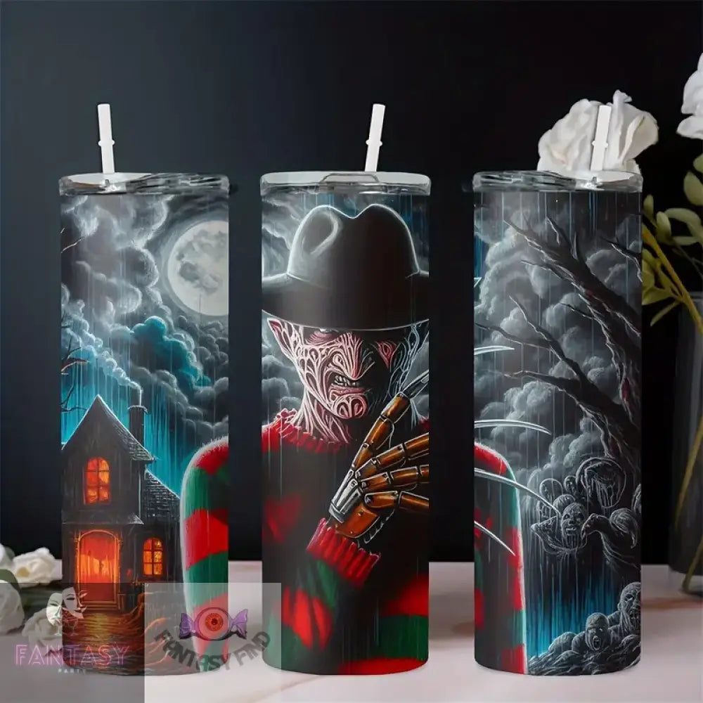 20Oz Freddie Krueger Stainless Steel Tumbler