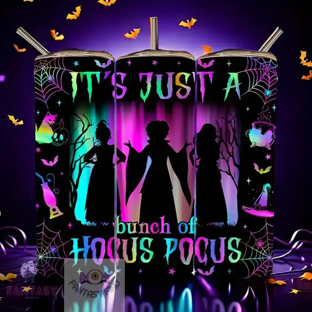 20Oz Hocus Pocus Themed Stainless Steel Tumbler