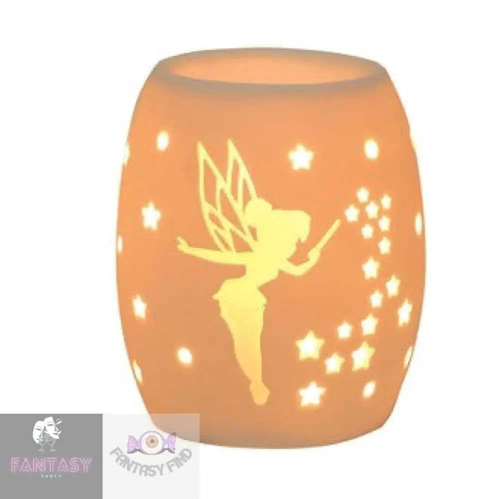 25W White Ceramic Electric Aroma Lamp 12.5Cm Fairy