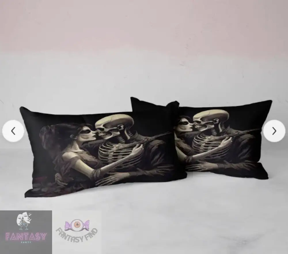 3Pcs Polyester Skull And Beauty Print Duvet Cover Set - Sizes