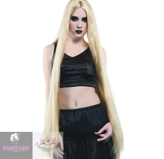 40” Long Wig - Blonde Rapunzel