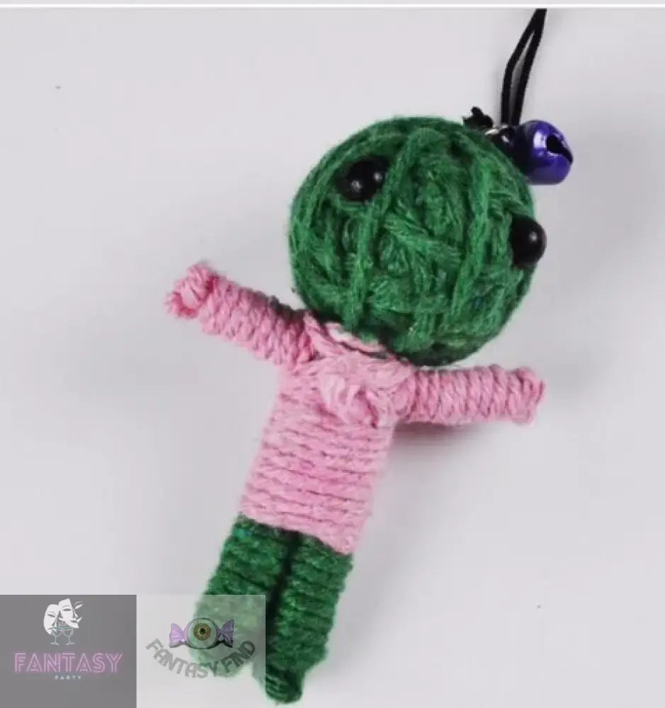 4Pc Voodoo Doll Key Rings