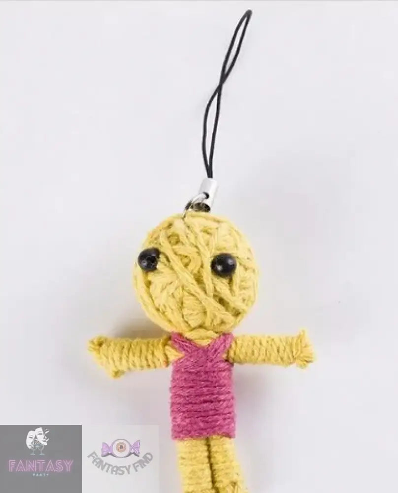 4Pc Voodoo Doll Key Rings