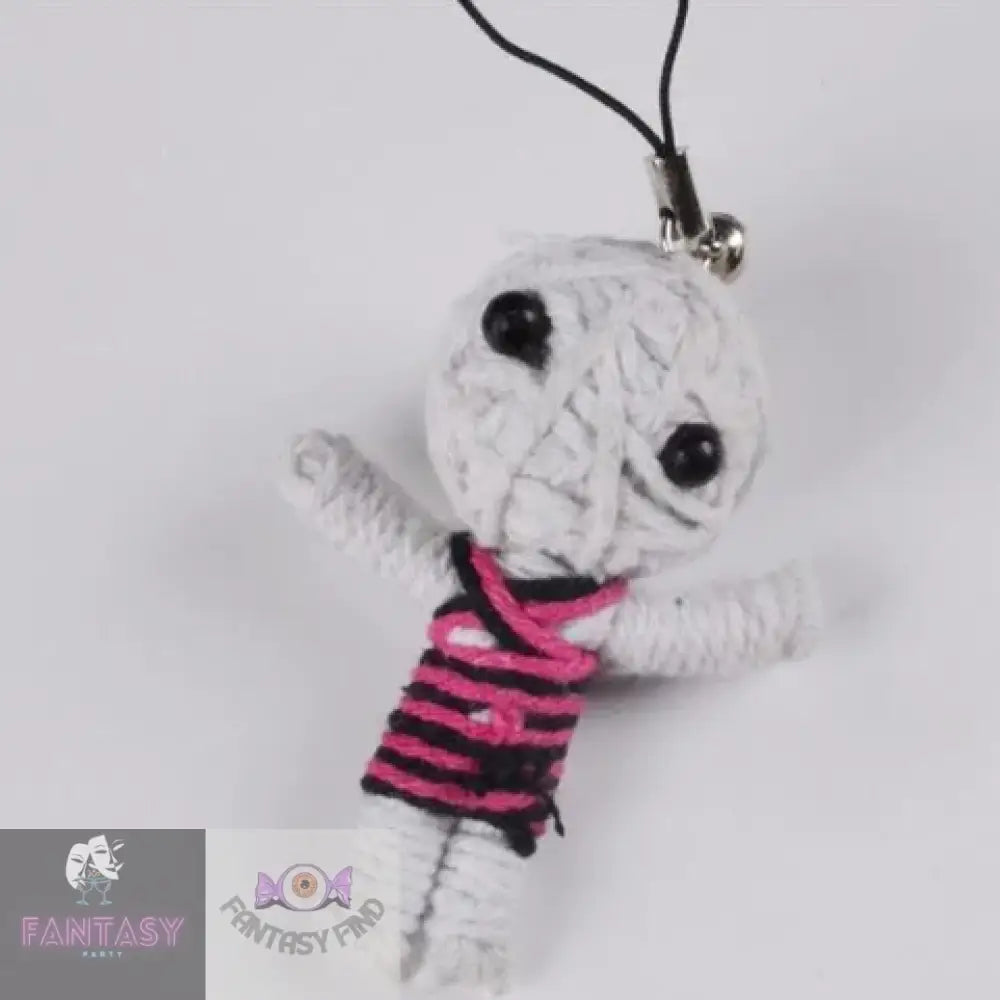 4Pc Voodoo Doll Key Rings