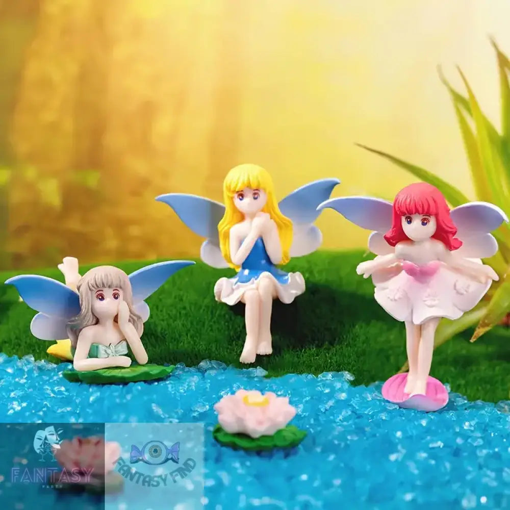 4Pcs Miniature Fairy Dolls