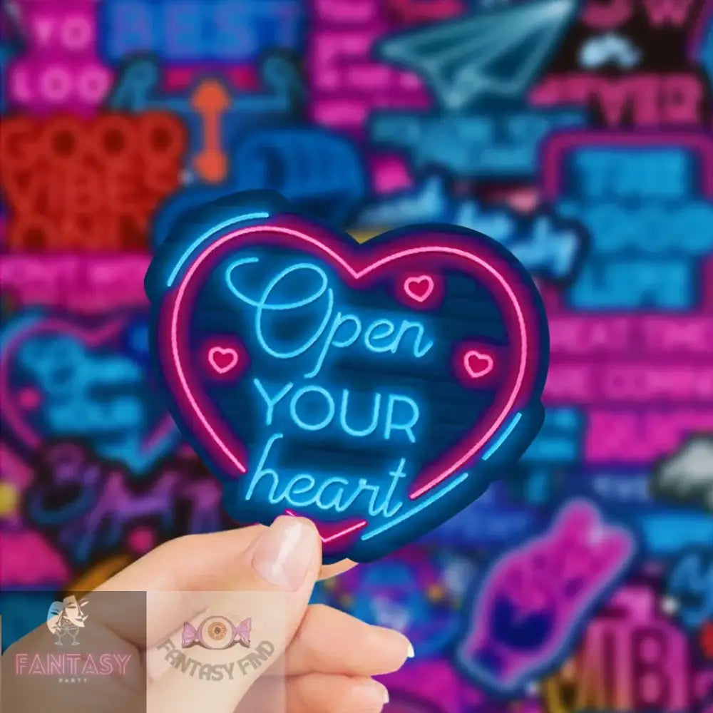 50Pcs Neon Stickers