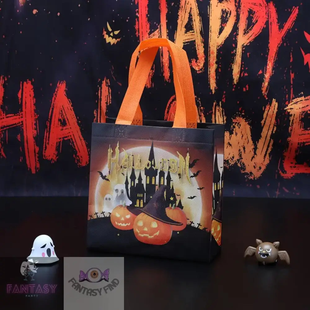 6X Halloween Cartoon Tote Bags