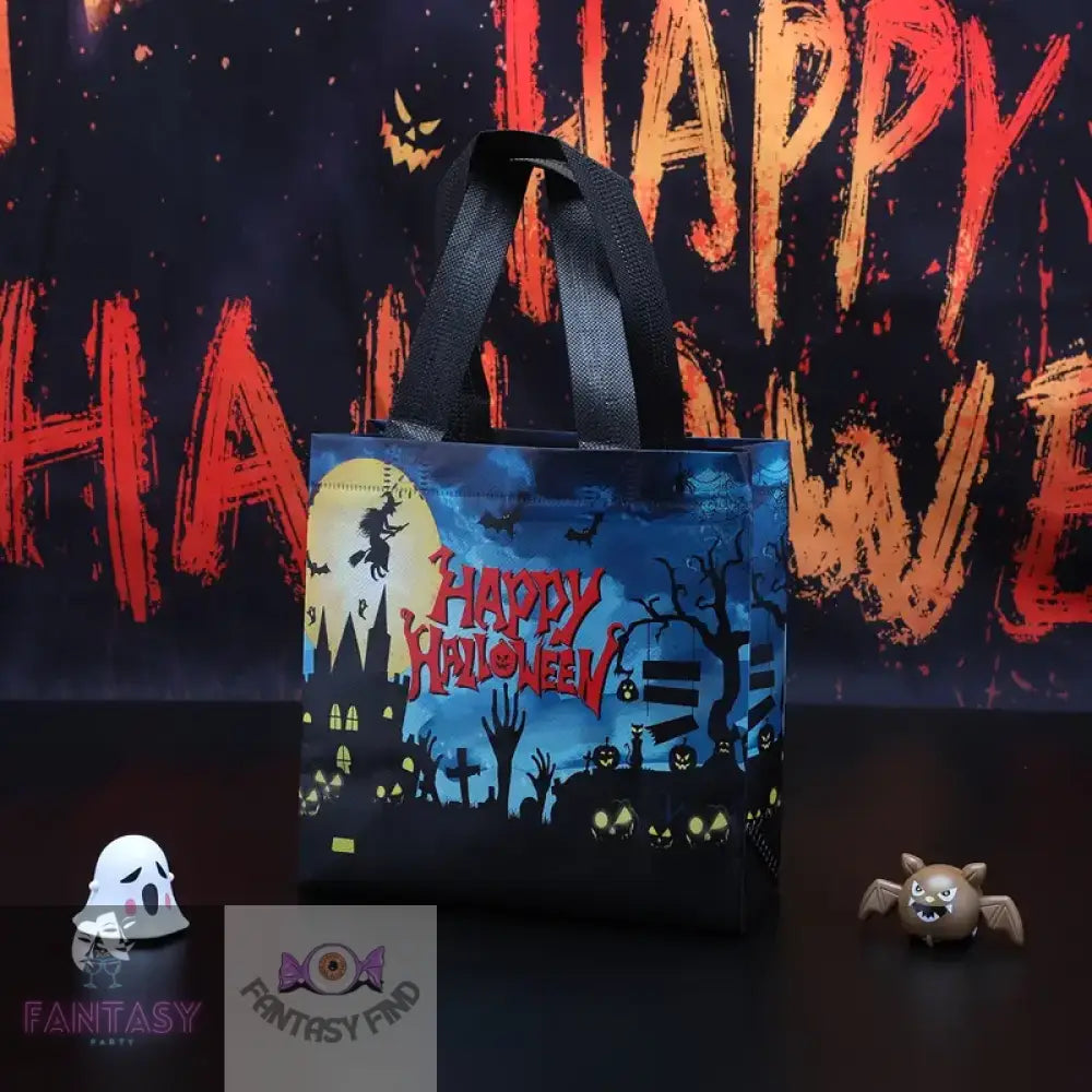 6X Halloween Cartoon Tote Bags