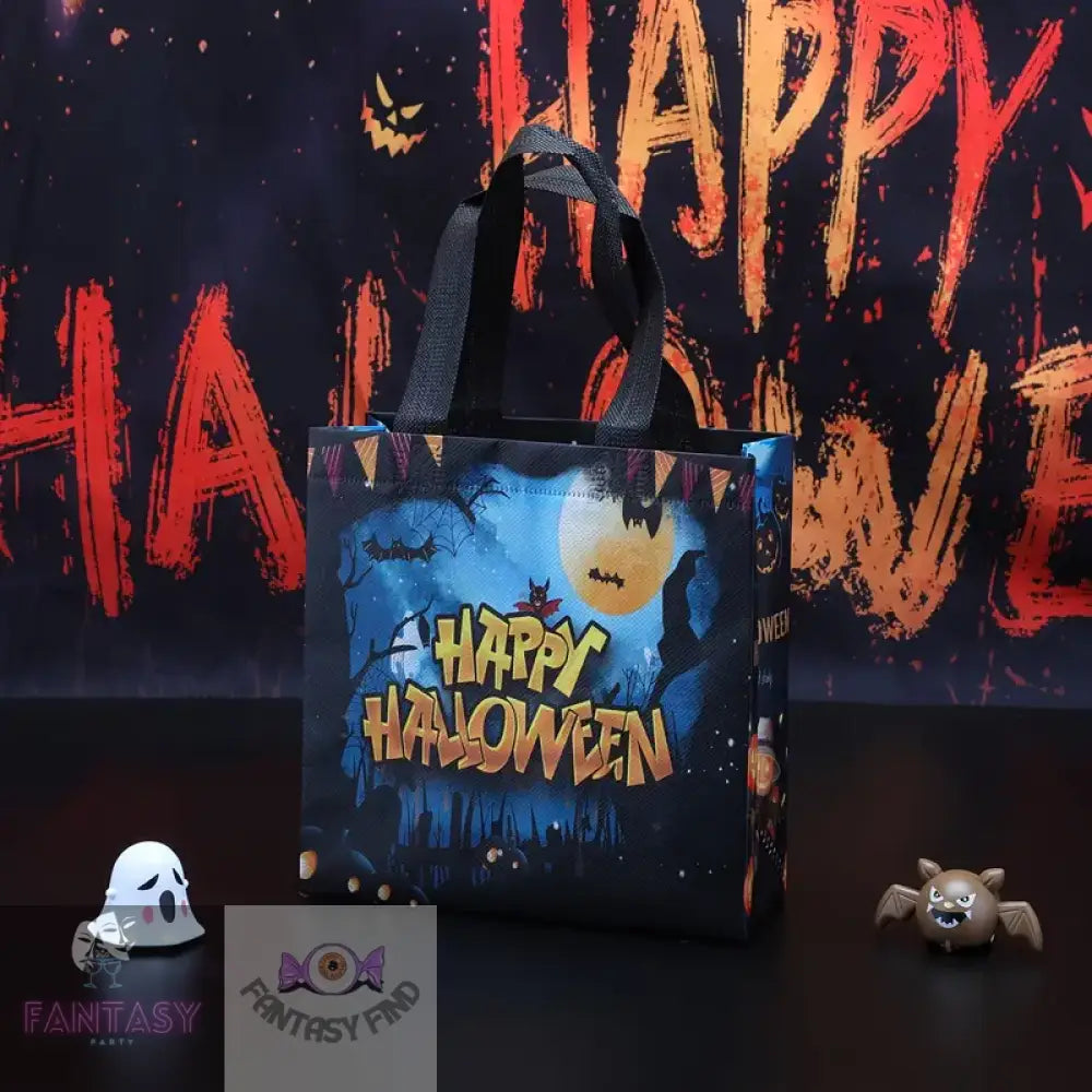 6X Halloween Cartoon Tote Bags