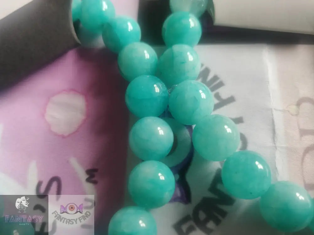 Amazonite Malachite 10Mm Bracelet