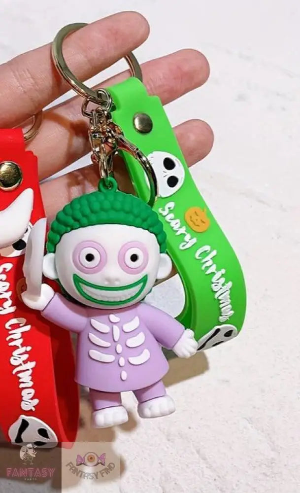 Barrel - The Nightmare Before Christmas Keyring