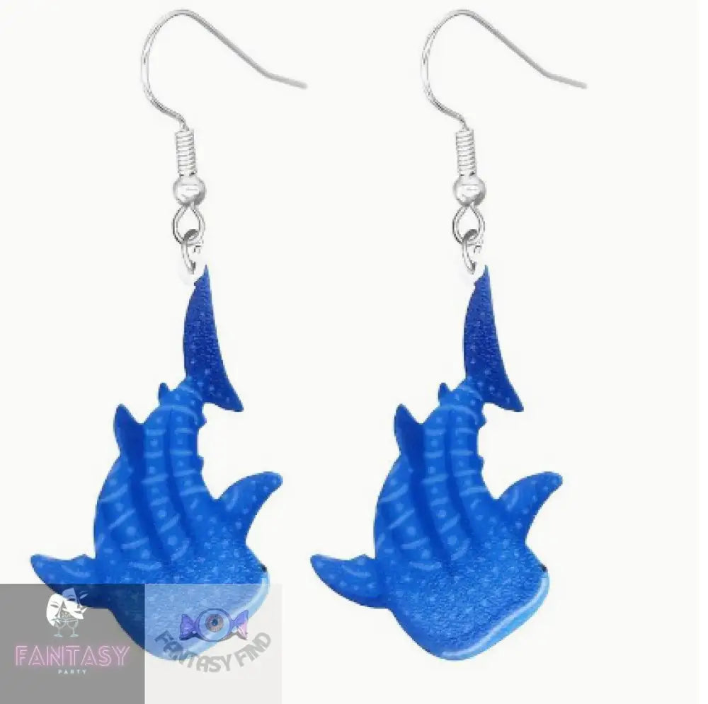 Basking Shark Earrings