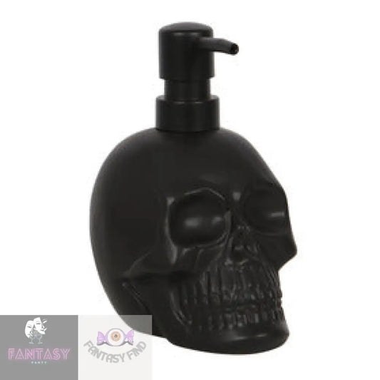 Black Skull Soap Dispenser