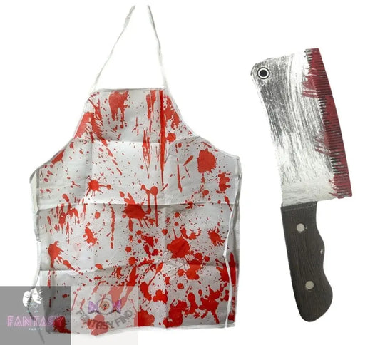 Bloody Butcher Halloween Costume Set