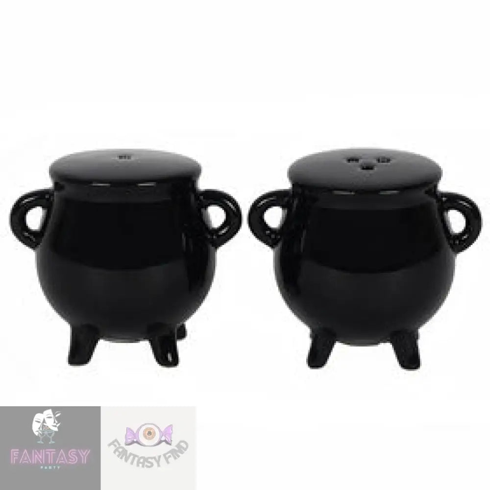 Cauldron Ceramic Salt And Pepper Set