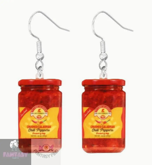 Chilli Peppers Jar Earring