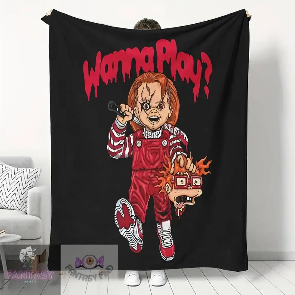 Chucky Inspired Throw - Blanket