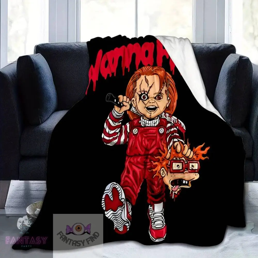 Chucky Inspired Throw - Blanket