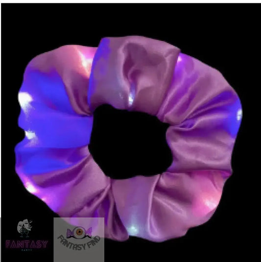 Colorful Elastic Hair Band Fashion Led - Purple