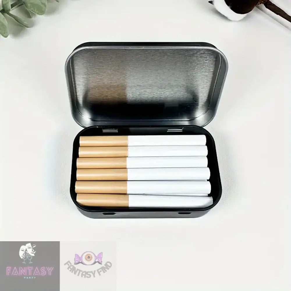 Creative Couple Skull Metal Cigarette Box