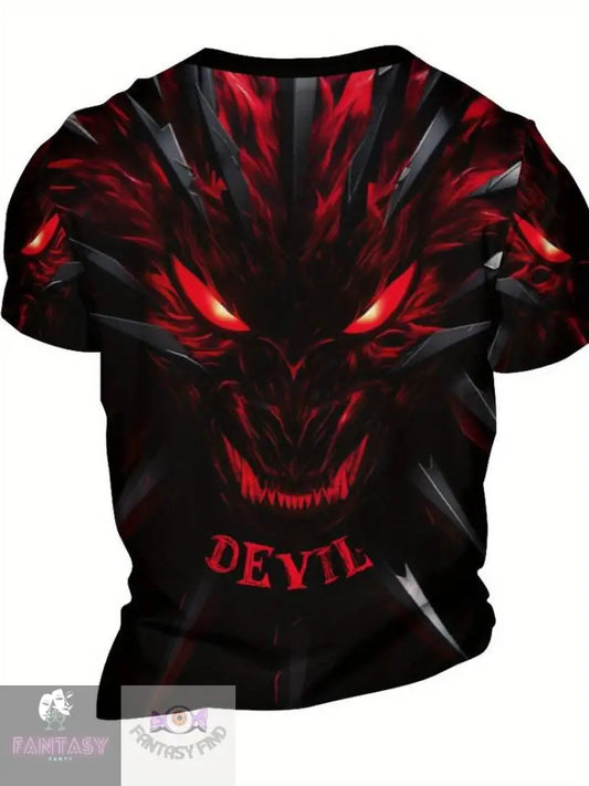 Devil Dragon - Men’s Neck T-Shirt