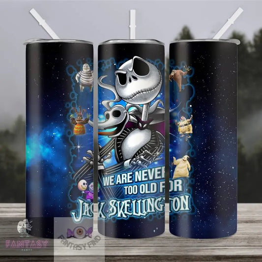 Disney Nightmare Before Christmas Tumbler With Lid And Straw 20Oz Stainless Steel