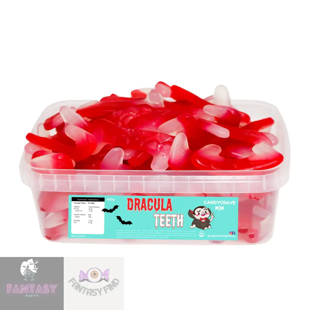 Dracula Teeth Tub (Candycrave) 600G