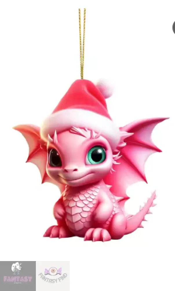 Dragon Baby 2D Cartoon Christmas Ornament