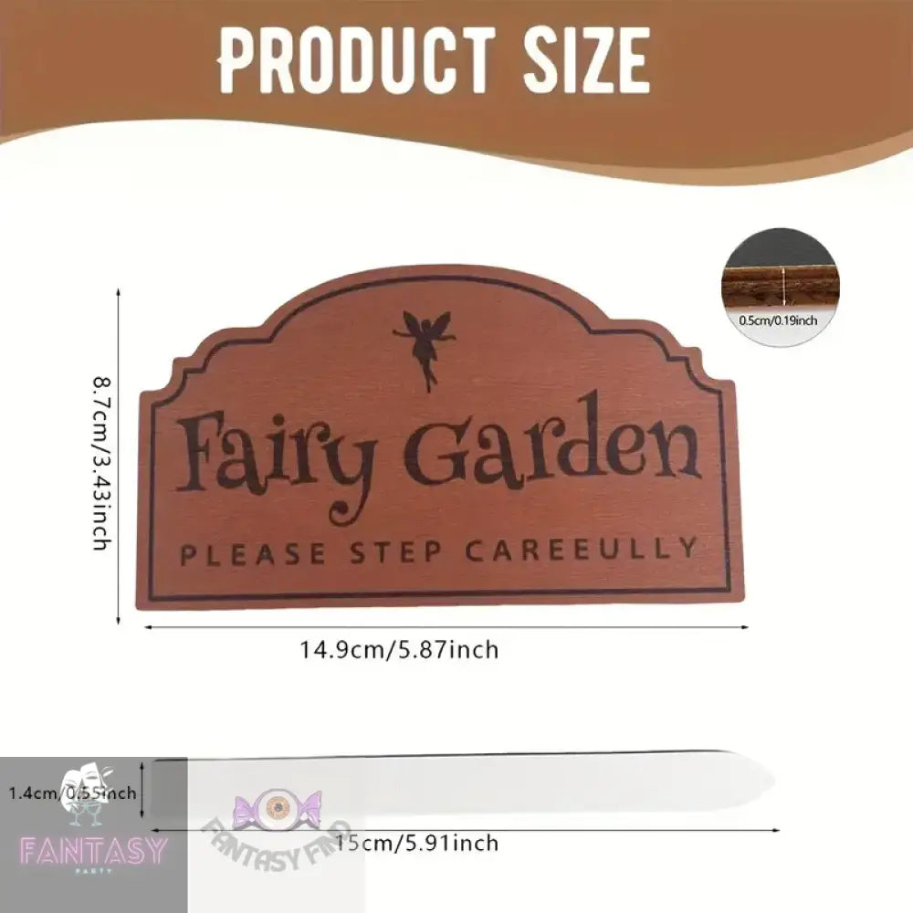 Fairy Garden Wooden Sign