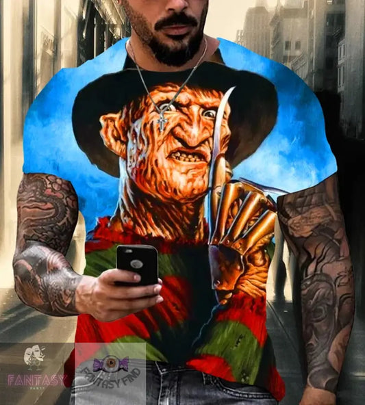 Freddy Krueger Short Sleeved T Shirt - Sizes