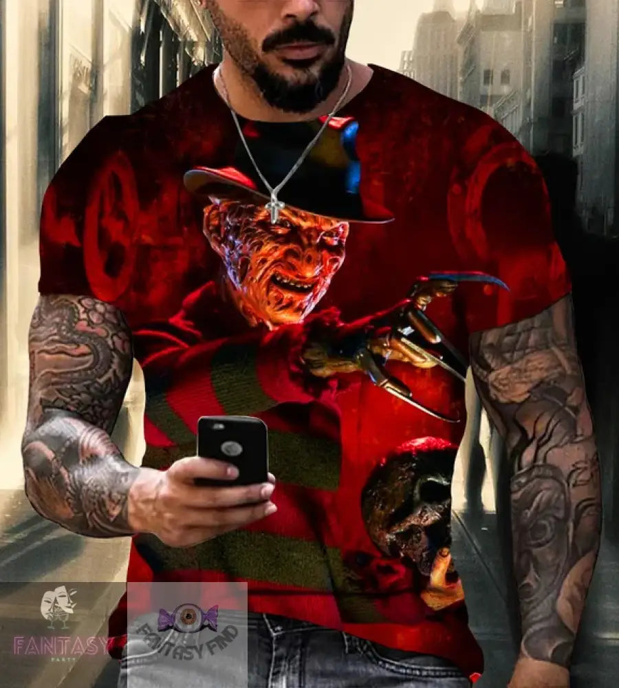 Freddy Krueger Short Sleeved T Shirt - Sizes