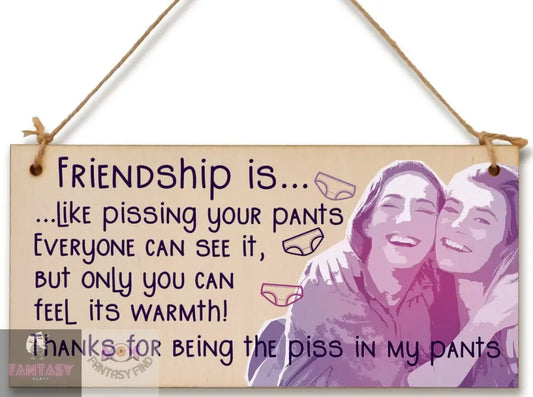 Friendship Hanging Sign