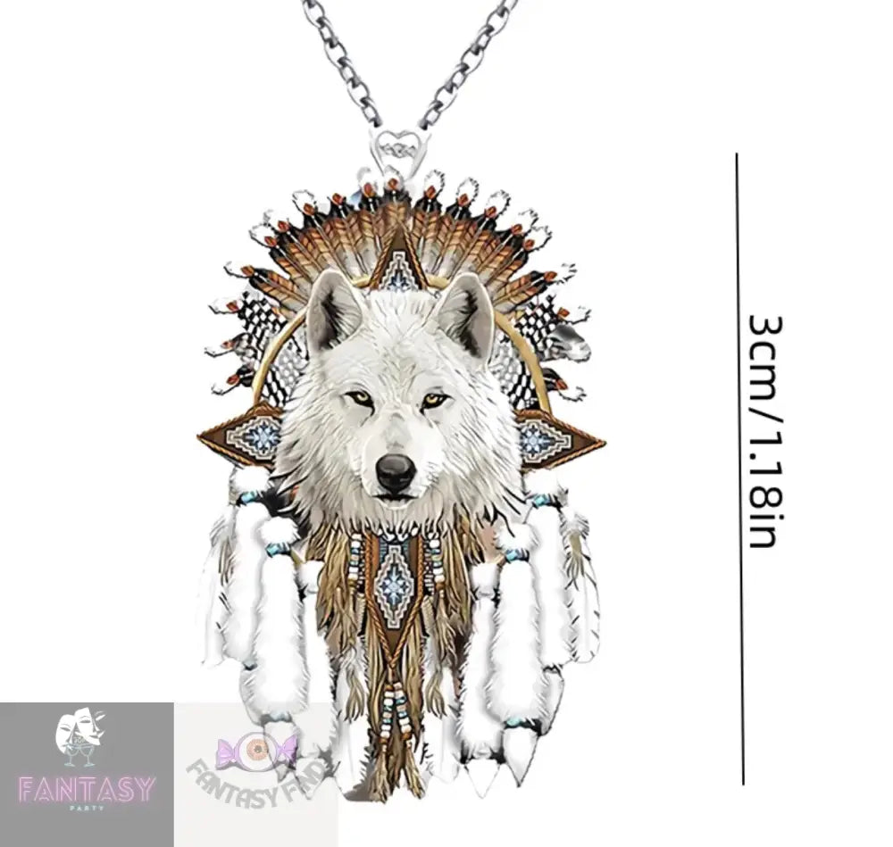 Funky Wolf Necklace