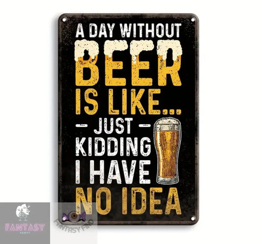Funny Beer Sign