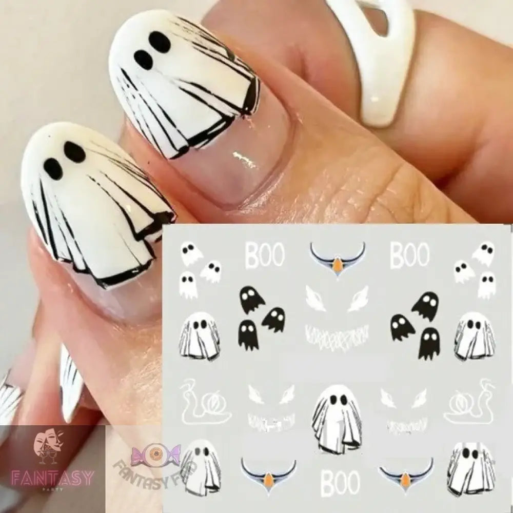 Ghost - Nail Art