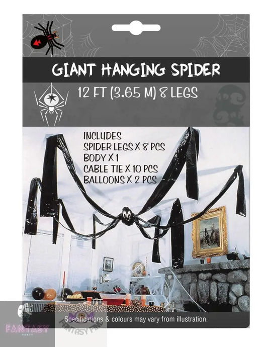 Giant 3M X Hanging Spider Halloween Party Horror Room Decoration Prop