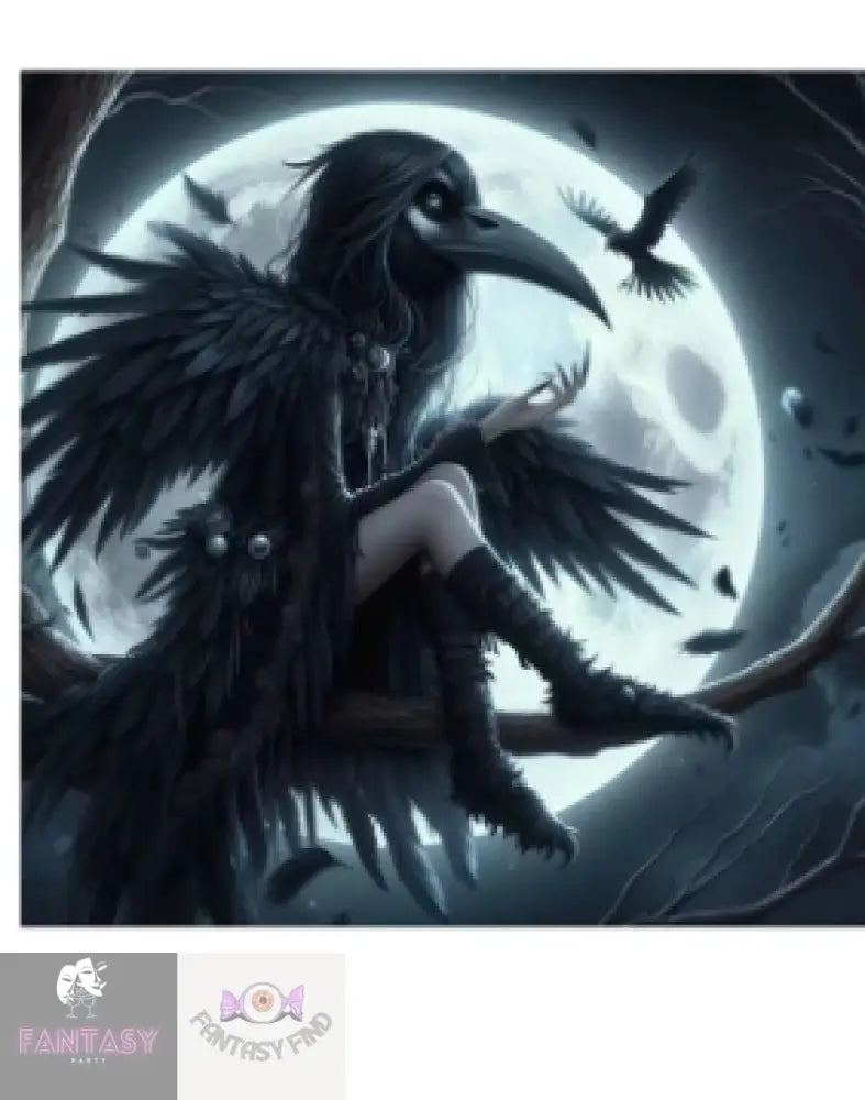 Gothic Crow 5D Diamond Art