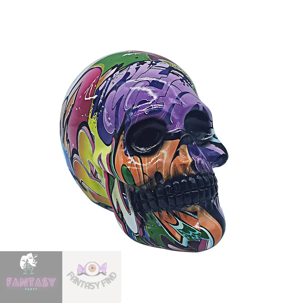 Graffiti Art Skull 17Cm