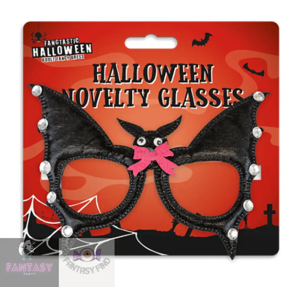 Halloween Fangtastic Bat Novelty Glasses