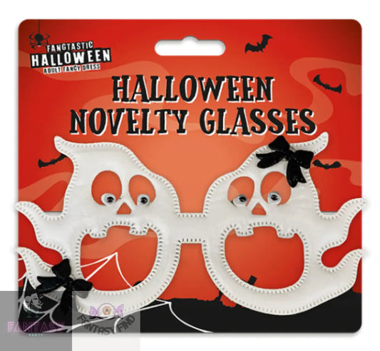 Halloween Ghastly Ghost Novelty Glasses