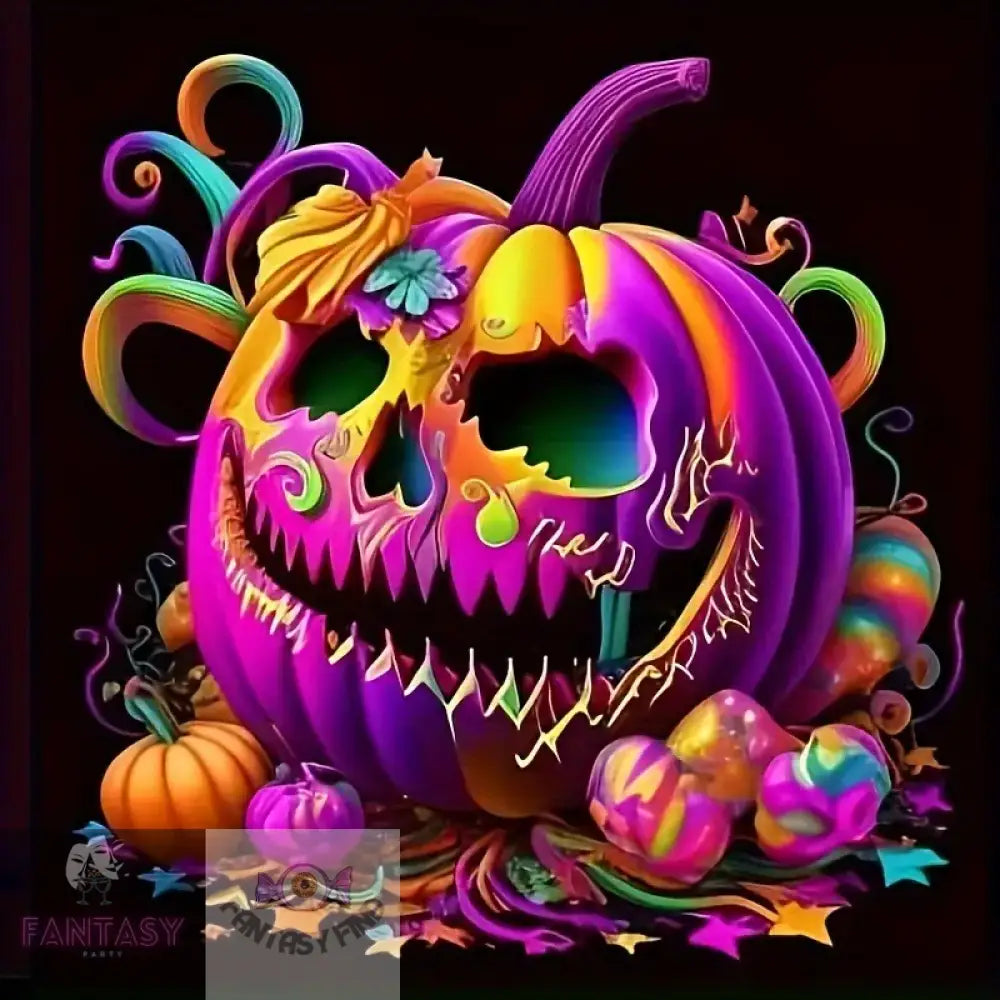 Halloween Pumpkin 5D Diy Diamond Painting